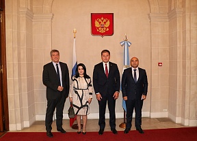 Embajador Extraordinario y Plenipotenciario de la Federación de Rusia Dmitry Feoktistov dialogó con los Embajadores de los países de la Comunidad de Estados Independientes acreditados en Buenos Aires