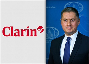 Перевод статьи Чрезвычайного и Полномочного Посла Российской Федерации в Аргентинской Республике Д.В.Феоктистова "Судьба ДРСМД: давайте действовать, пока не стало слишком поздно", опубликованной в газете "Кларин" 3 апреля 2019 г.